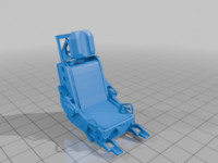 F-84F Thunderstreak  Ejection Seat 3D model