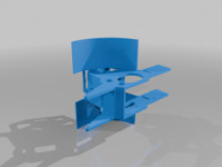 rc pulling mini rod 2 drop transmission 3D model