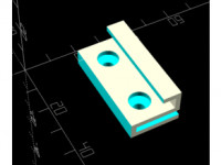 Parametric Clamps for a Computer Case Window Mod 3D model