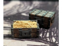 Cofre Abierto con Tesoro 3D model