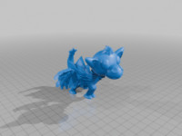 christmas dragon 3D model