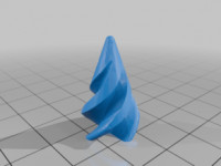 stylized tree 3D model