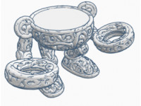 Ornate Derpy Robot 3D model