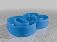 Eighty Cookie Cutter ("80") 3D model