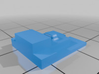 Honeywell MB4-BAT-SCN01 Battery Clip replacement 3D model