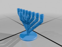 Lattice Chanukiah 3D model
