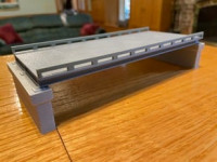 HO Scale Middle Loop River Bridge 3D model