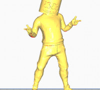 Marshmello / fortnite 3D model
