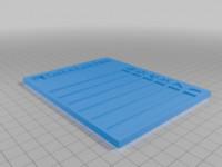 Dice tray (30mm) for dice-based activation (used for Gruntz) 3D model