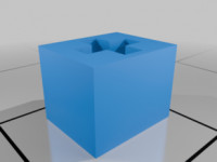 Fidget Clicker Base 3D model