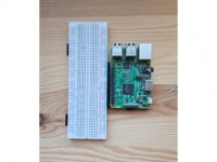 Breadboard sidemount for Raspberry Pi 3b, 3b+, 4b 3D model