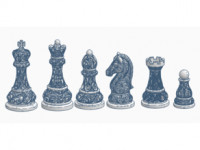 Ornate Chess Set 3D model
