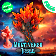 Pyrocrystal Tree (Multiverse Trees and Plants) 3D model