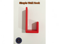 Simple Wall Hook 3D model