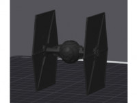 TIE fighter 3D model