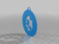 Dracorn Medallion 3D model