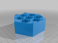 Hexagonal Marvin storage system 3D model