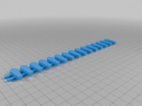 cerca de madera 3D model