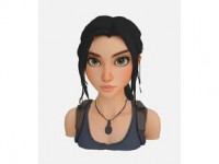 Lara Croft - Tomb Raider Bust 3D model