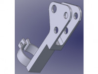 USB MIcroscope stand attachement 3D model