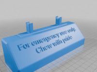 Emergency Crayon Ration 3D model