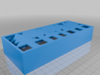 Sand Tray Setting boxes for Therapy 3D model