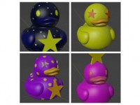 Star ducks 3D model