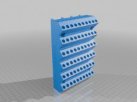 Peg Board Bit Holder 3D model