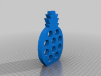 Lacing Pineapple Toy - Flat Back 3D model