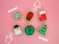 Christmas Sugar Cookie Fidget Clickers 3D model