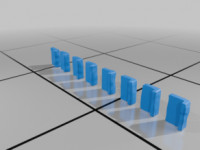 Corner Tile Half Size 3D model