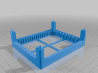 SIMM (72pin/30pin) RAM Stackable Storage Box 3D model