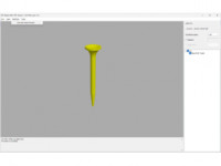 Parametric Golf Tee, Spike, Pin generator 3D model