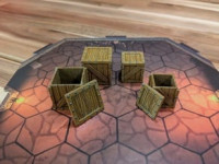 Openable Crates 3D model