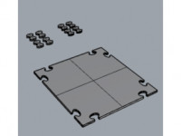 Micro Crawler blank base plate V2 3D model