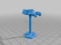 Spaceship for TTRPG 3D model