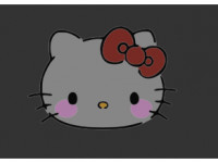2D flat Hello Kitty 3D model