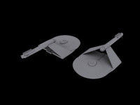 Larson Class Destroyer 3D model