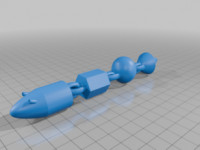 snake with shapes  3D model