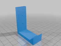 Soporte Cascos Pared 3D model