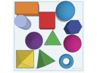 3D Classroom Shape Set  3D model