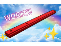 Craftsman Table Saw Runners with Countersinks (Improved) 3D model