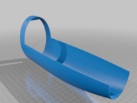 rc glider fuselage  3D model