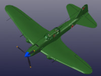 Ilyushin IL-2 Sturmovik 3D model