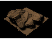 micro crawler terrain, 9 piece set V1 3D model