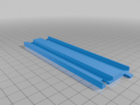 push n go track (straight normal) 3D model