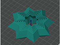 Star FIdget 3D model