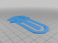 Ying Yang Cats Bookmark 3D model