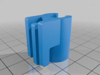 Cable guide for antenna wire 3D model