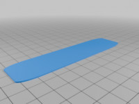 bookmark with rounded corners 3D model